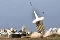  Systém izraelské protivzdušné obrany Iron Dome odpaluje raketu.