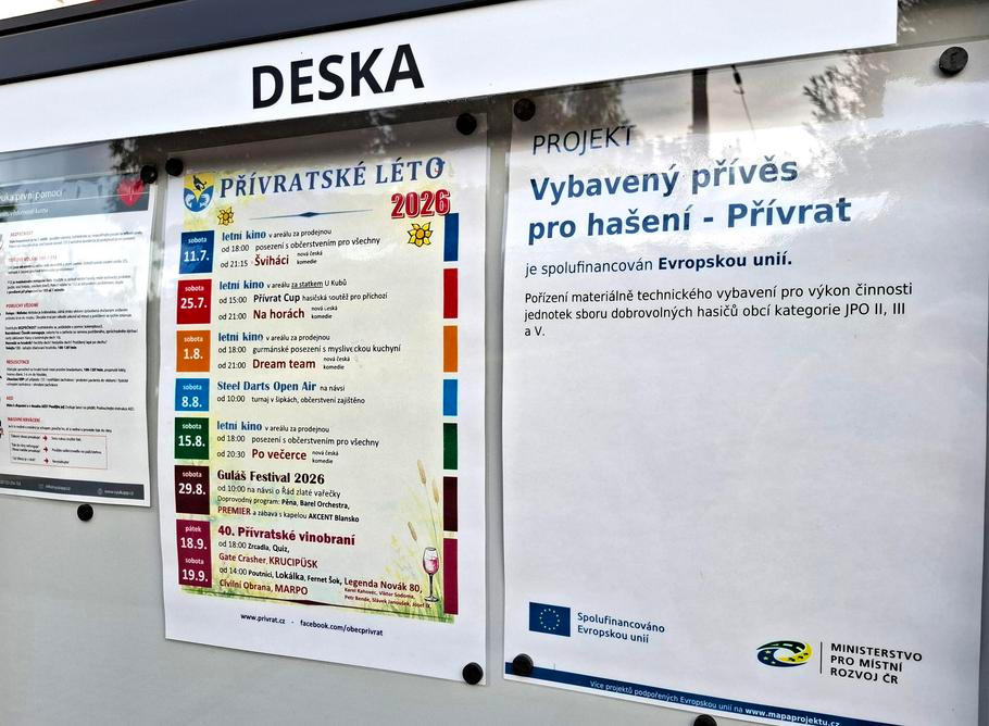 Přívrat je známý bohatým spolkovým a kulturním životem.