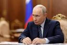 Russian President Vladimir Putin meets with Minister of Industry and Trade Anton Alikhanov in Moscow