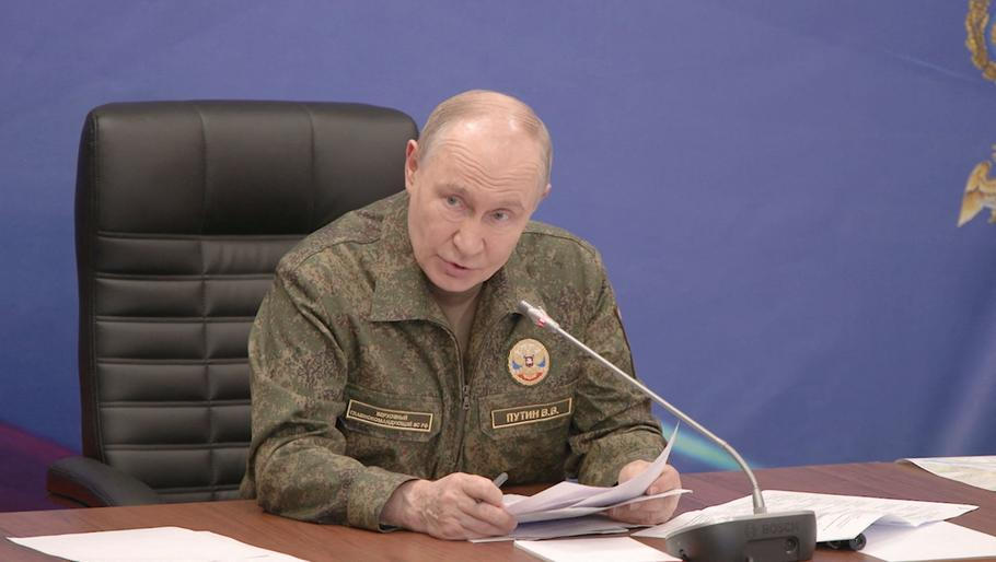 Russia's President Putin visits armed forces' command post amid Russia-Ukraine conflict