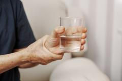 Close,Up,Hands,Of,Asian,Senior,Elderly,Woman,With,Parkinson's