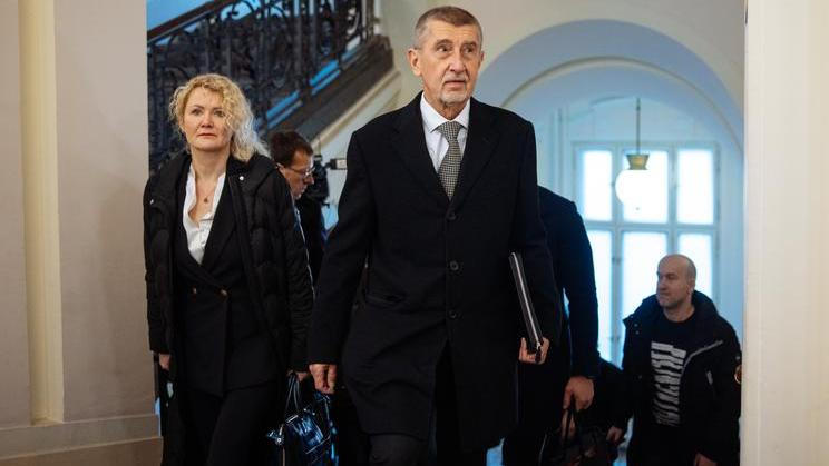 Jana Nagyová (bývalá poradkyně Andreje Babiše) a Andrej Babiš, předseda hnutí ANO a bývalý premiér
