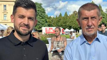Premiér a předseda ANO Andrej Babiš na fotce z této soboty, kdy se setkal s Janem Hušbauerem, který je kandidátem ANO na nového pražského primátora.
