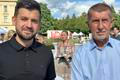 Premiér a předseda ANO Andrej Babiš na fotce z této soboty, kdy se setkal s Janem Hušbauerem, který je kandidátem ANO na nového pražského primátora.