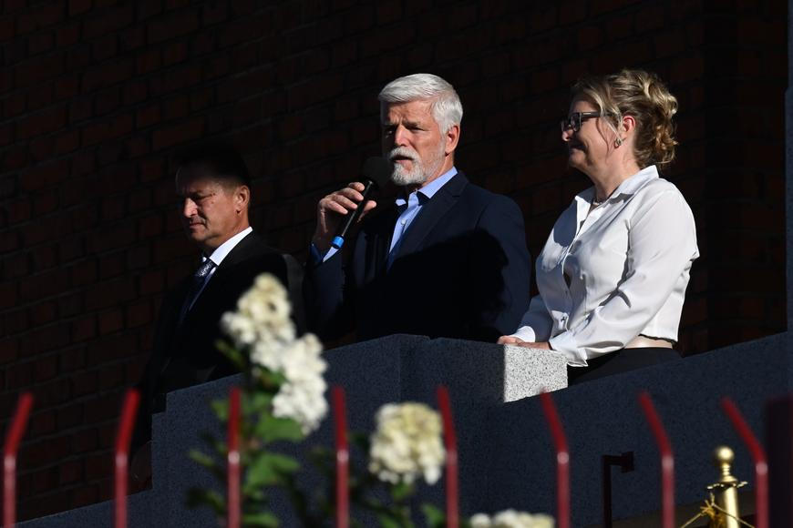 Děti ho pozvaly dopisem. Prezident přijel zahájit školní rok do Brodku u Konice
