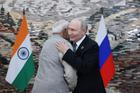 Russian President Putin and Indian Prime Minister Modi meet in Bishkek