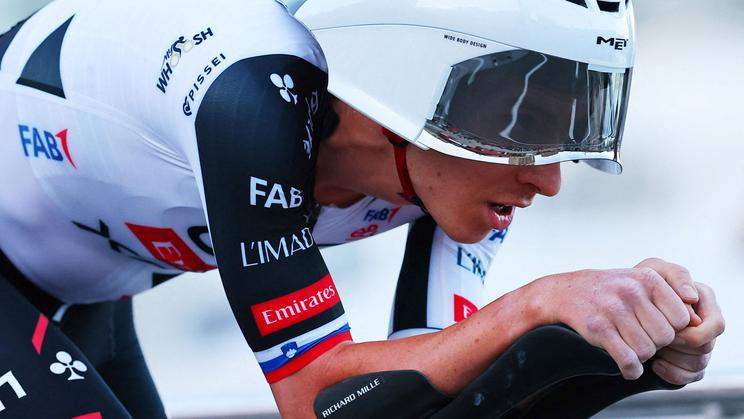 Slovinský cyklista Tadej Pogačar na Vueltě 2026
