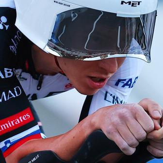 Slovinský cyklista Tadej Pogačar na Vueltě 2026