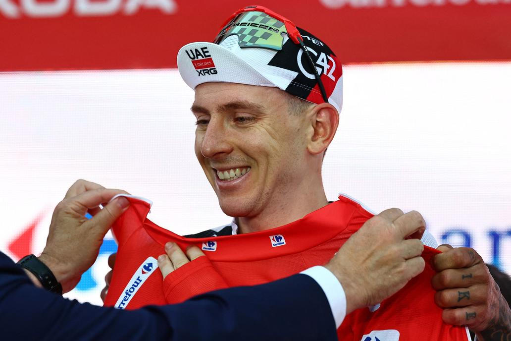 Slovinský cyklista Tadej Pogačar na Vueltě 2026