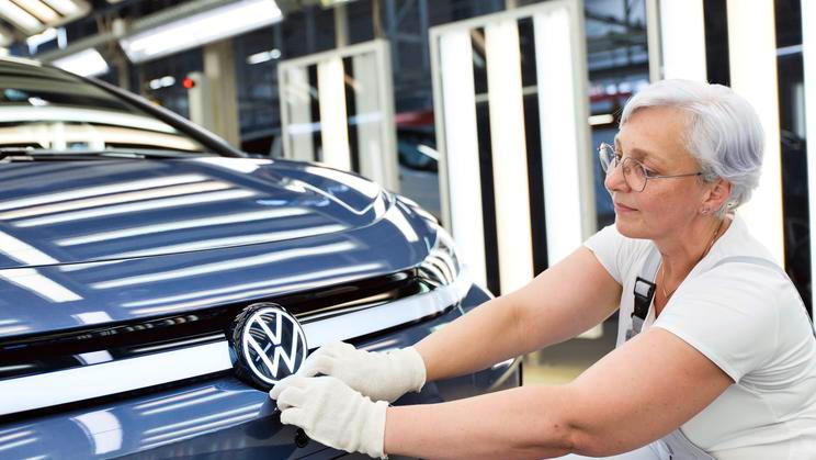 Výroba Volkswagenu ID.3 Neo ve Cvikově, ilustrační foto.