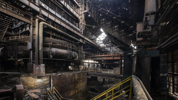 Areál Dolních Vítkovic v němž má vzniknout industriální museum