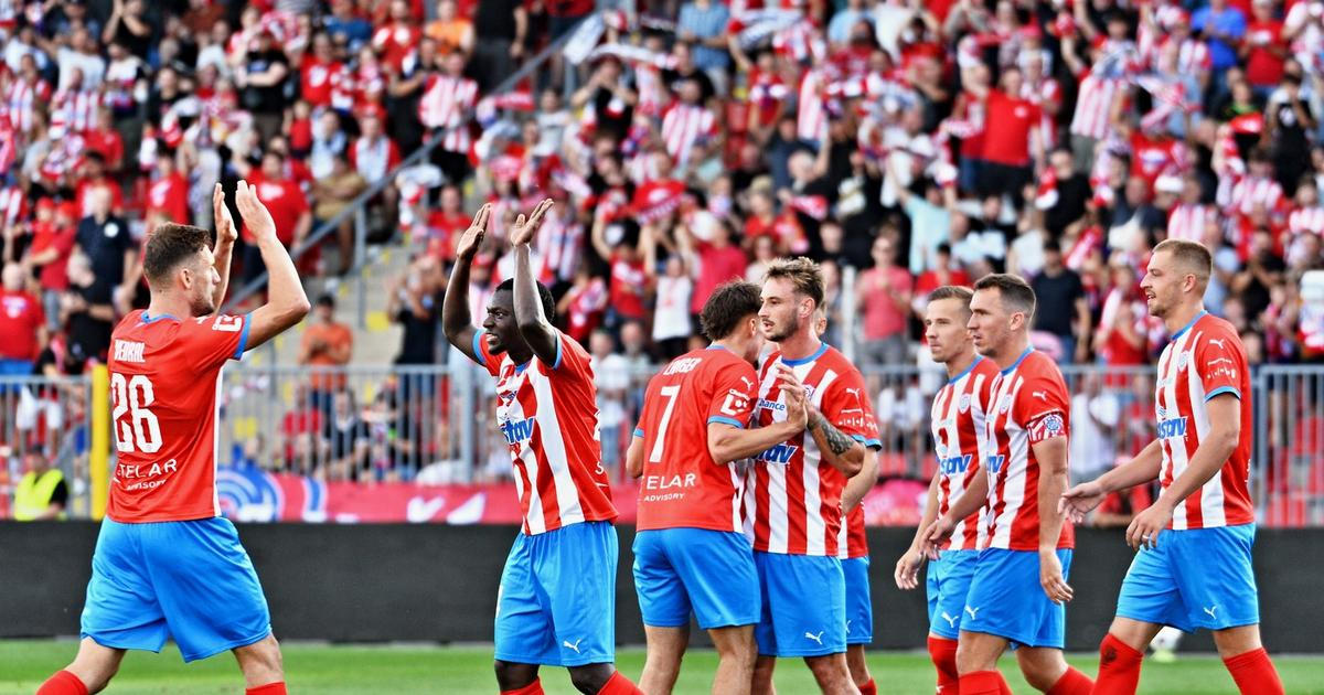 Zbrojovka už je druhá za Slavií. Vašulín dorovnal nejlepší střelce