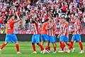 hráči FC Zbrojovka Brno, fotbalisté, sportovci, radost, gesto