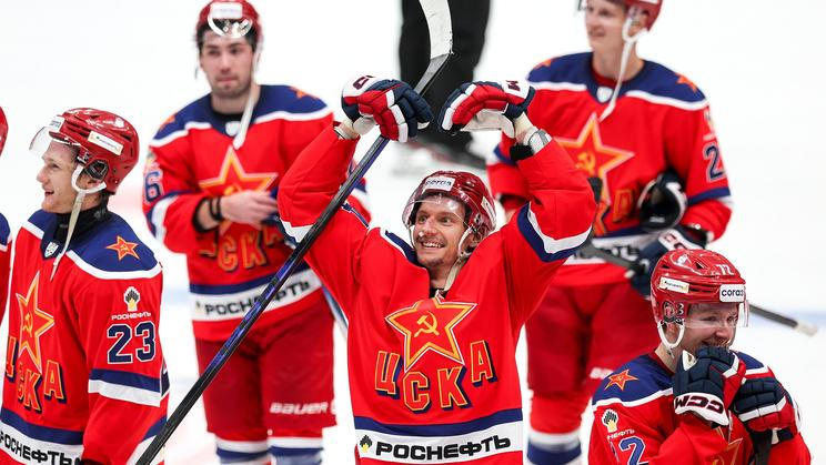 Retro dresy hokejistů CSKA Moskva