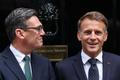 French President Macron meets with British PM Burnham in London