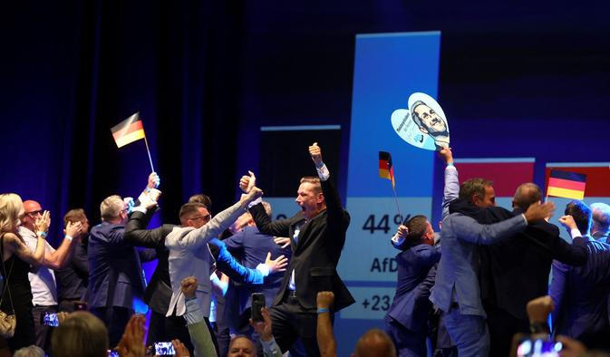 Saxony-Anhalt state elections in Magdeburg