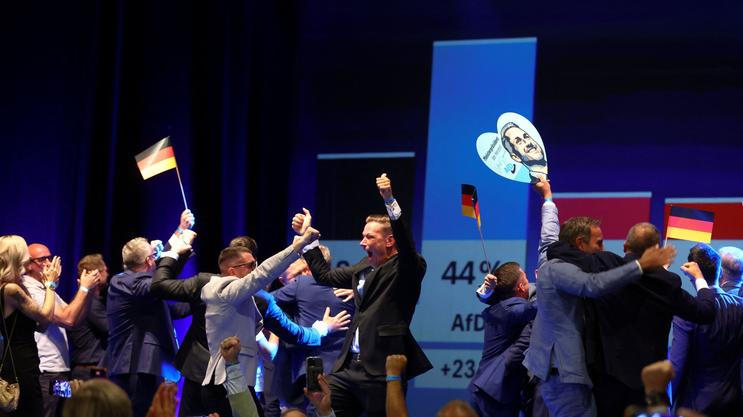 Saxony-Anhalt state elections in Magdeburg
