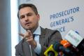 FILE PHOTO: Prosecutor General of Ukraine Ruslan Kravchenko attends a press conference in Kyiv