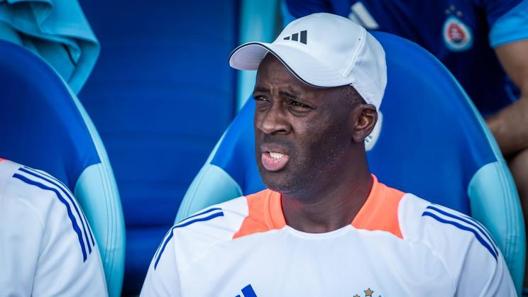 Yaya Touré na lavičce Slovanu Bratislava