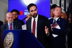 New York City Mayor Mamdani attends press conference on releasing records on Sept. 11 attacks, in New York