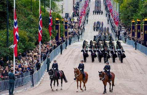 Funeral of Norway's King Harald in Oslo