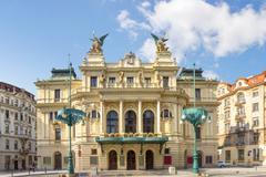 Vinohrady,Theatre,Or,Divadlo,Na,Vinohradech.,Prague,,Czech,Republic