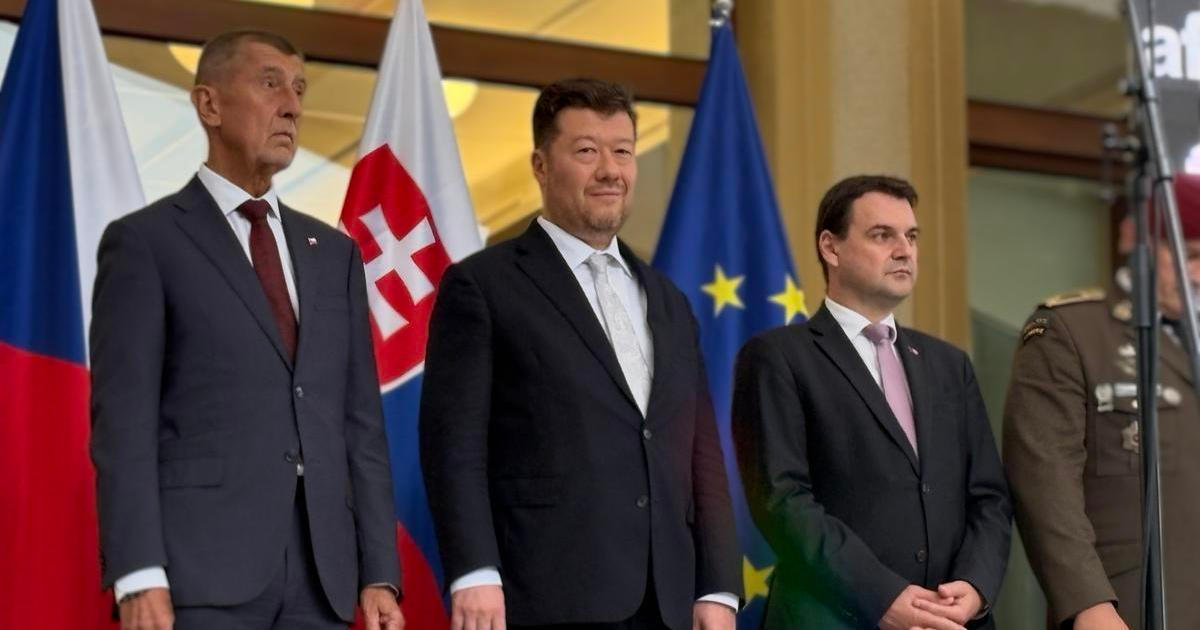 „Slováci, mám vás rád.“ Babiš, Okamura i Macinka společně velebili vztahy se sousedem