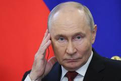 Russia's President Vladimir Putin meets with Vietnam's President To Lam in Moscow