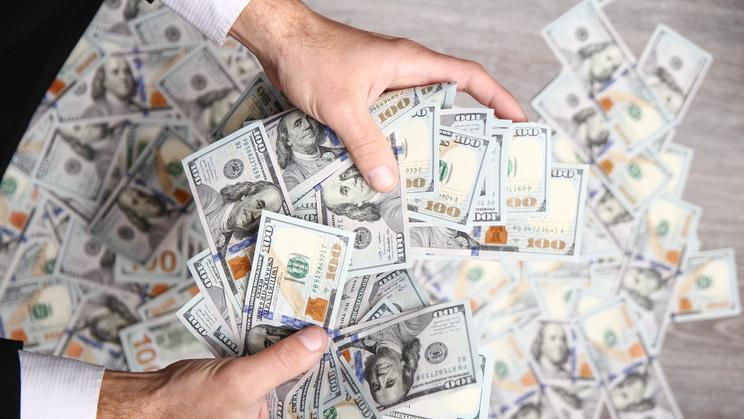 Dollars,In,The,Hands,Of,A,Businessman,Man,Guy,For