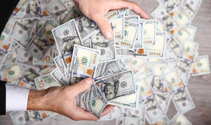 Dollars,In,The,Hands,Of,A,Businessman,Man,Guy,For