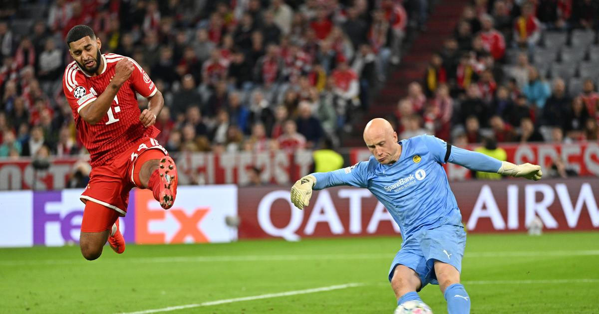 Šílený večer brankáře Lunda. Vystřídal v poločase, následně od Bayernu schytal pět gólů