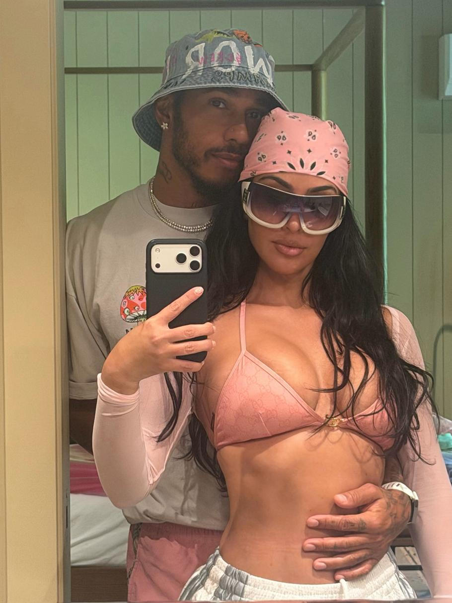 Kim Kardashian a Lewis Hamilton