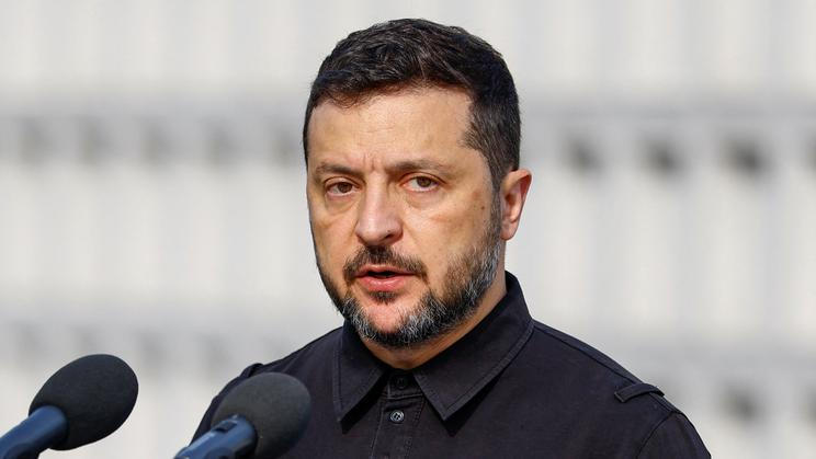 Ukrajinský prezident Volodymyr Zelenskyj.