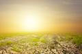 Sunset,Over,A,Dry,Lands