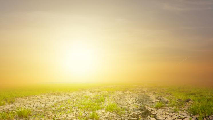 Sunset,Over,A,Dry,Lands