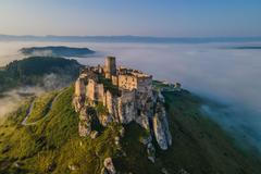 Spišský hrad je zapsán na seznamu UNESCO.