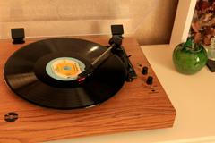 Ankara,Turkey,-,03.05.2025,Old,Vinyl,Record,Player,On,Table