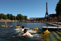 The River Seine opens for public swimming at three sites in Paris