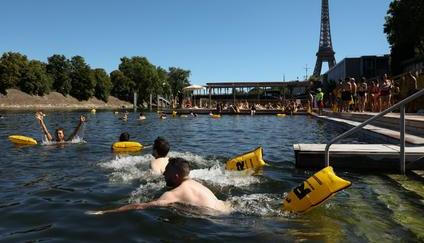 The River Seine opens for public swimming at three sites in Paris