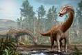 Diplodocus,Dinosaur,Scene,From,The,Jurassic,Era,3d,Illustration