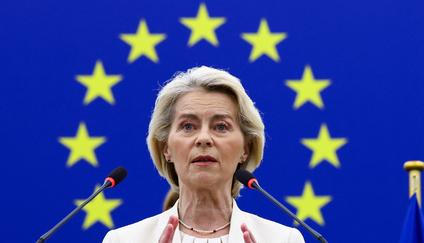 State of the European Union address (SOTEU) by European Commission President Ursula von der Leyen, in Strasbourg