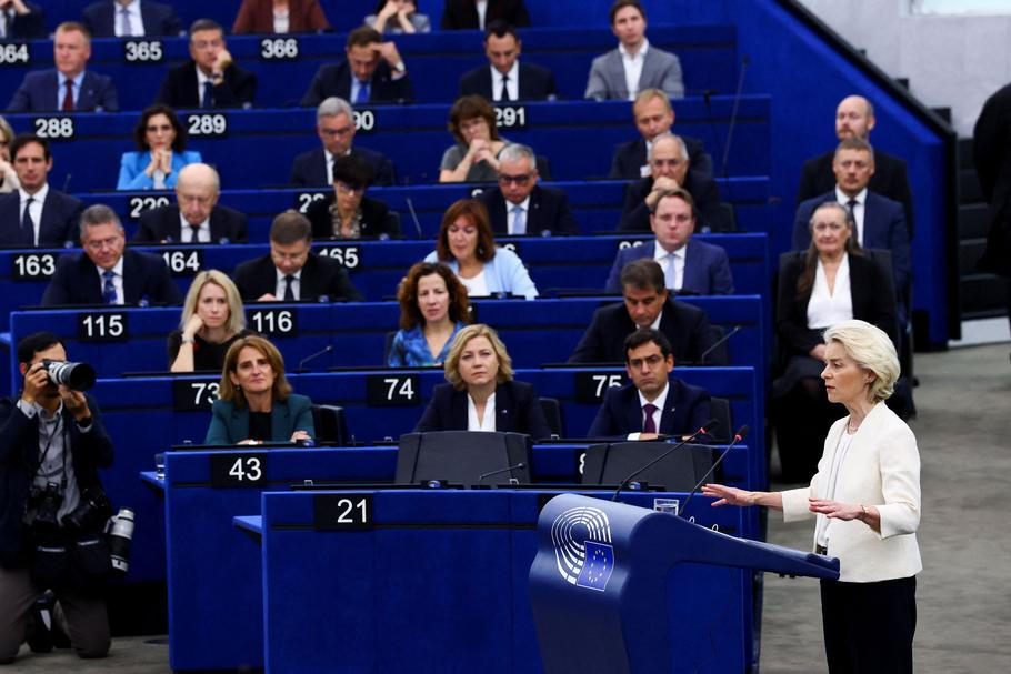 State of the European Union address (SOTEU) by European Commission President Ursula von der Leyen, in Strasbourg