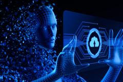 Cloud,Computing,And,Artificial,Intelligence.,Human,Digital,Avatar,Or,Ai