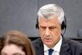 FILE PHOTO: Former Kosovo President Hashim Thaci attends his war crimes trial in The Hague