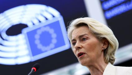 State of the European Union address (SOTEU) by European Commission President Ursula von der Leyen, in Strasbourg