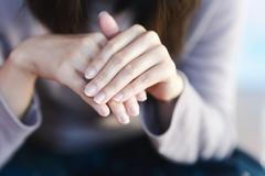 Close-up,Of,A,Woman's,Healthy,Fingernail.,Caring,For,Healthy,Nails.