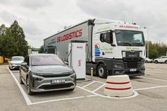 Dobíjecí stanice s výkonem až 600 kW v Dolním Dvořišti