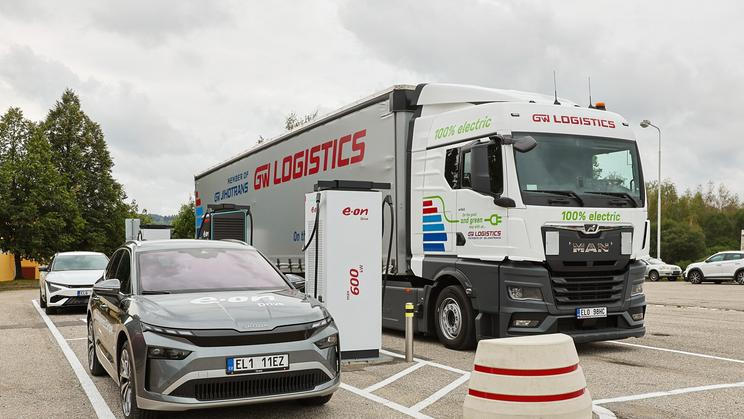 Dobíjecí stanice s výkonem až 600 kW v Dolním Dvořišti
