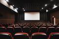 Empty,Cinema,Auditorium,With,Rows,Of,Red,And,Black,Seats