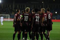 RECORD DATE NOT STATED UEFA Europa League: Ararat-Armenia v Sparta Praha YEREVAN, ARMENIA - SEPTEMBER 16: Tobias Guddal